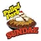 Signmission Pulled Pork Sundae Decal Concession Stand Food Truck Sticker, D-DC-16 Pulled Pork Sundae19 D-DC-16 Pulled Pork Sundae19 - alternate 1
